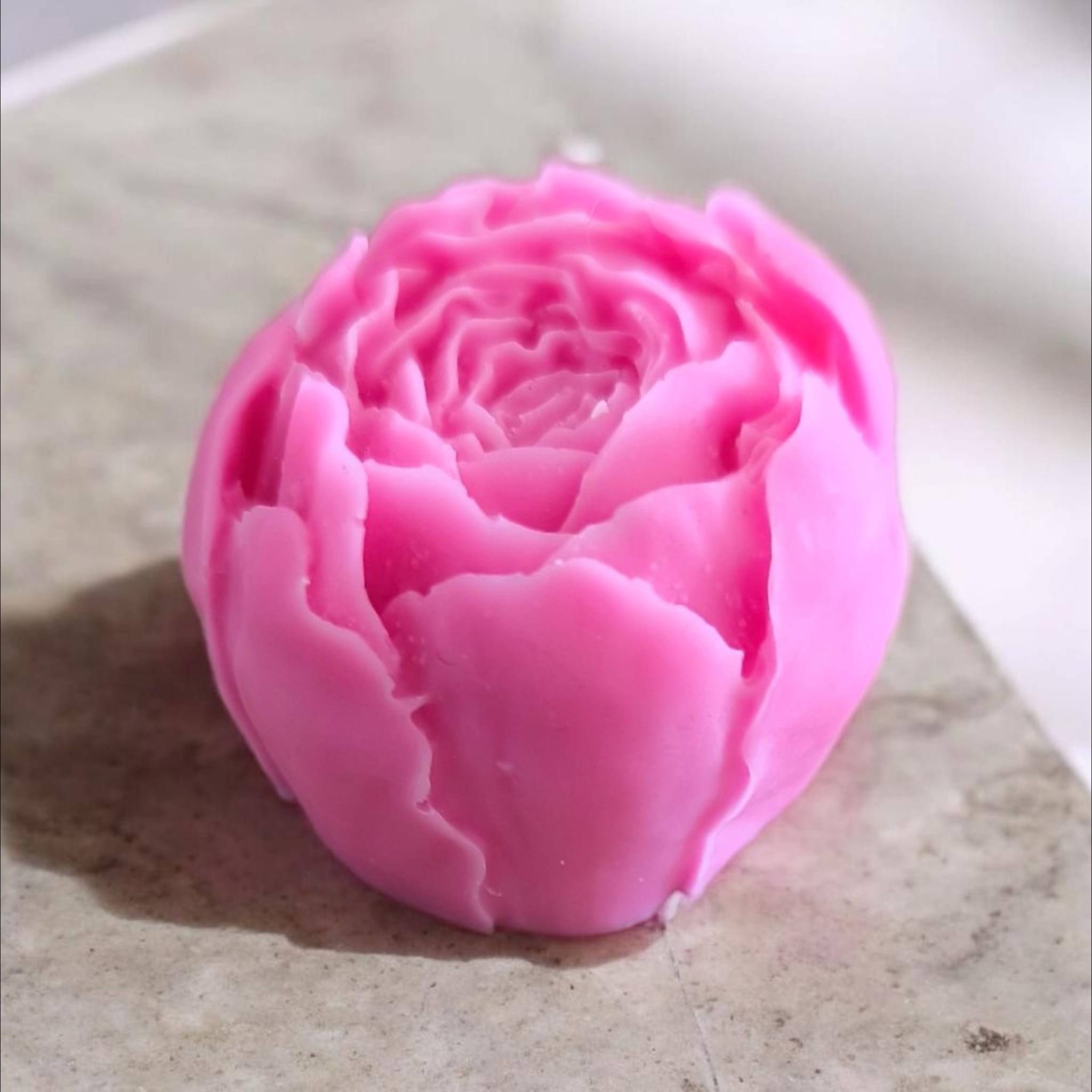Bougie décorative fleur